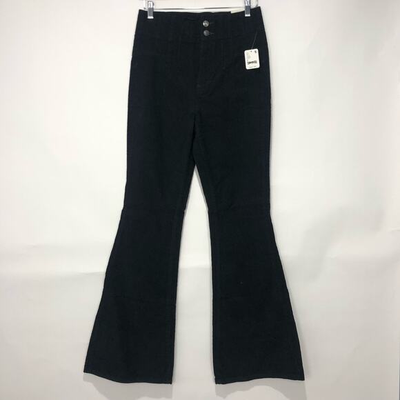 We The Free Womens Jayde High Rise Flare Jeans Black Size 29 - Picture 1 of 8
